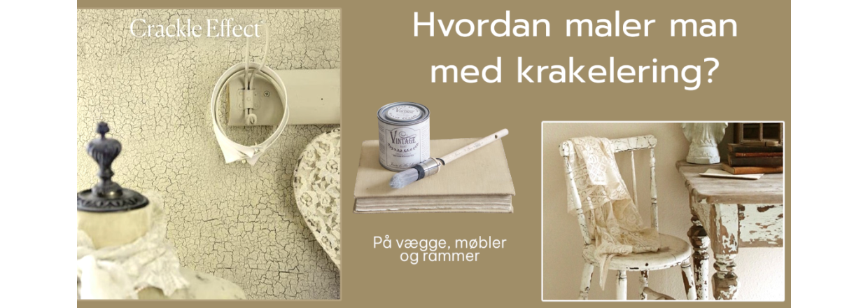 Hvordan maler man med krakelering?