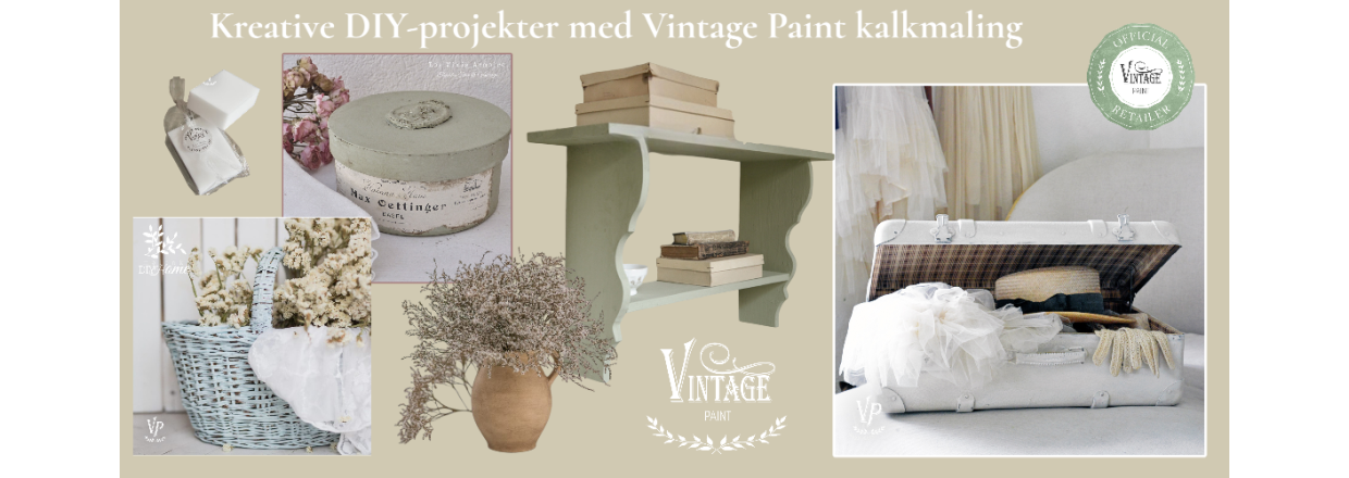Kreative DIY-projekter med kalkmaling  giv nyt liv til dine ting