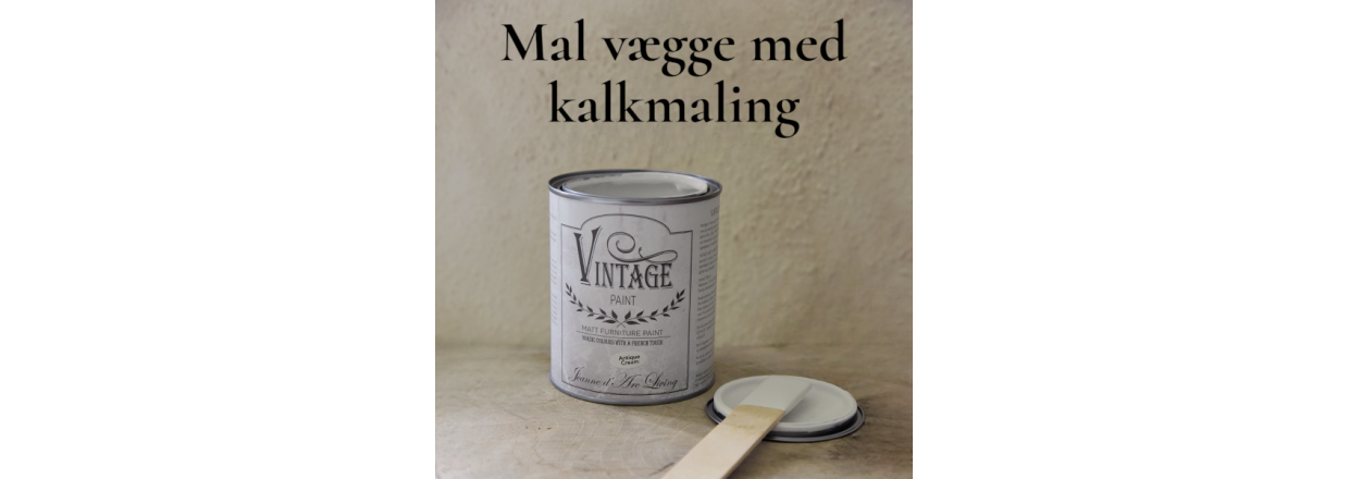 Mal vgge med kalkmaling
