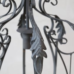 Lysekrone blad dekor antique gr