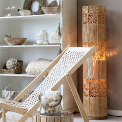 Standerlampe naturflet