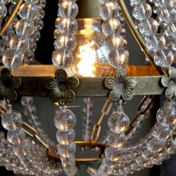 Fransk lysekrone med prismer