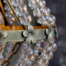 Fransk lysekrone med prismer