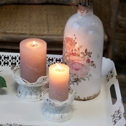 Lysholder creme st af 2