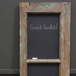 Vintage tavle af vinduesramme