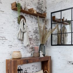 Grimaud hylde med bagkant 50 cm