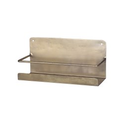 Messing hylde med kant