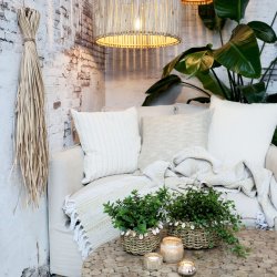 Sofapude betrk, Warm Cream