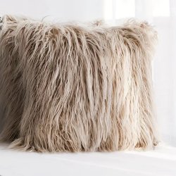 Sofapude betrk, Imiteret lammeskind natur