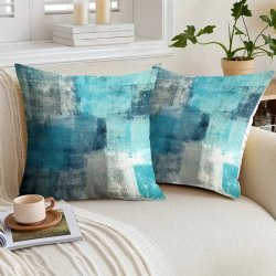 Sofapude betrk, Turkis/gr