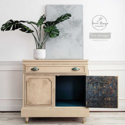 Decoupage fiber Aged Patina