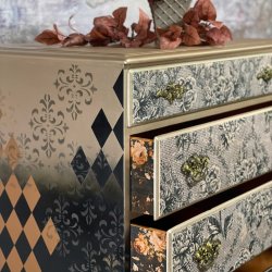 Decoupage fiber Antique Laces