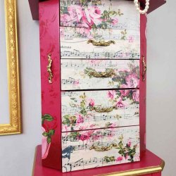 Decoupage papir Shabby chic