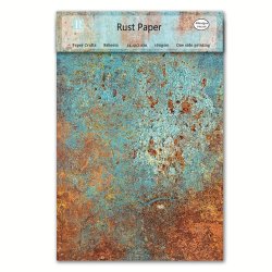 Designpapir Turquise Rust