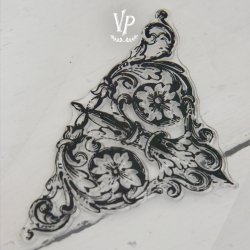 Stencil Corner effekt 14x13 cm