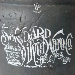 Stencil Silver Ware 8x15 cm