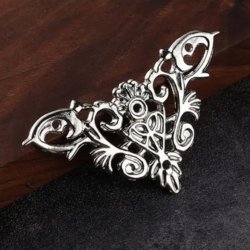 Metal deko guld/slv 4 stk.