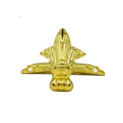 Guldfod til deko 4.5 cm, 4 stk.