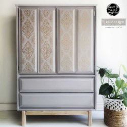 Decor Transfers Golden Damask