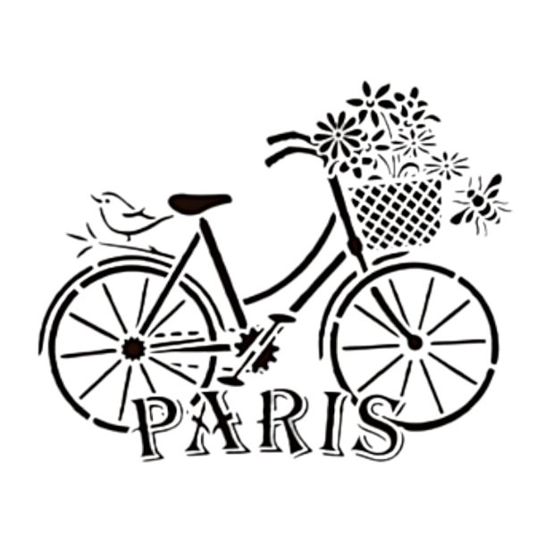 Stencil Cykel A4