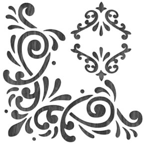 Stencil Corner nr. 210 20x20 cm