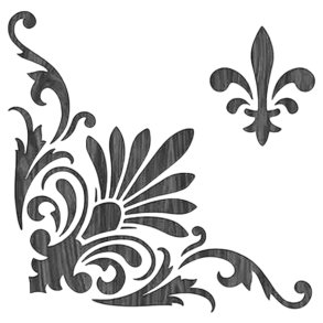 Stencil Corner nr. 220 20x20 cm