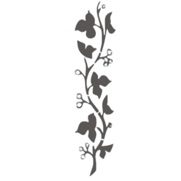 Skabelon Bladgren 30x7 cm