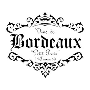 Stencil Bordeaux A5