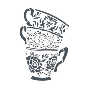 Stencil kaffekopper A4