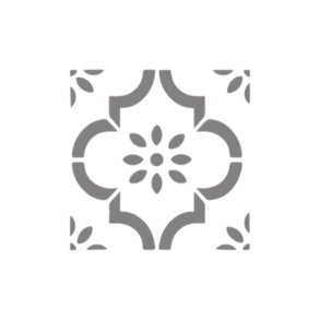 Stencil kakkel old fashion 20x20 cm