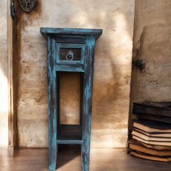 Rustik mahognibord/natbord