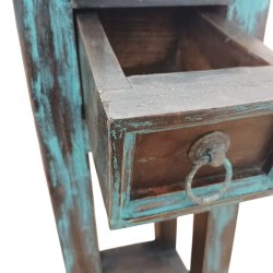 Rustik mahognibord/natbord