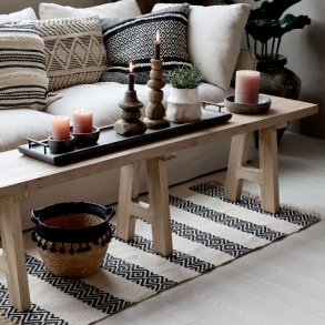 Bnk i genanvendt tr 180 cm