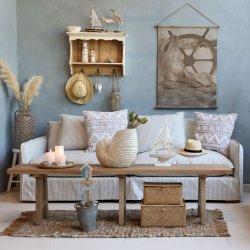 Bnk i genanvendt tr 180 cm