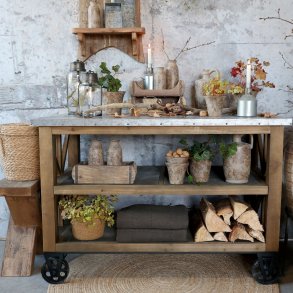 Rullebord med zinktop