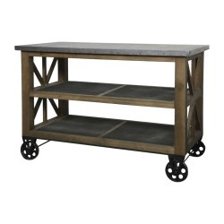 Rullebord med zinktop