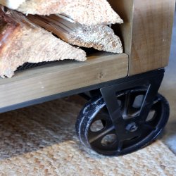 Rullebord med zinktop