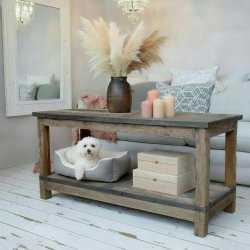 Grimaud sofabord med jernkant