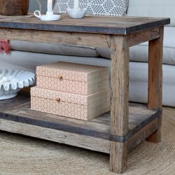 Grimaud sofabord med jernkant