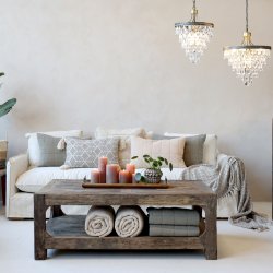 Grimaud sofabord med hylde