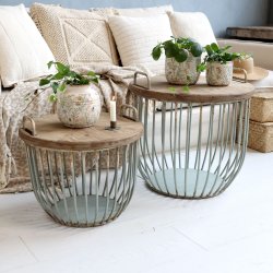 Opal sofabord med trlg, st af 2