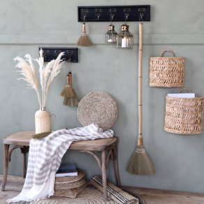 Fransk bnk med fletsde 100 cm