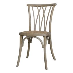 Fransk spisestol fletsde (St af 2)