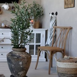 Fransk spisestol fletsde (St af 2)