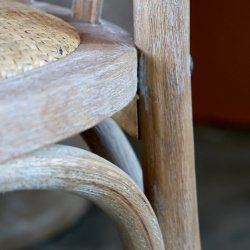 Fransk spisestol fletsde (St af 2)