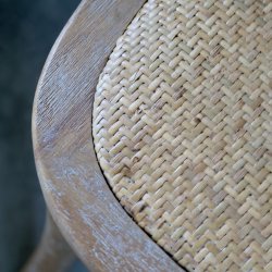 Fransk spisestol fletsde (St af 2)