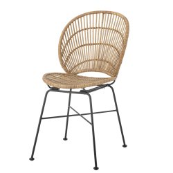 Spisestol naturlig rattan (S�t af 2)