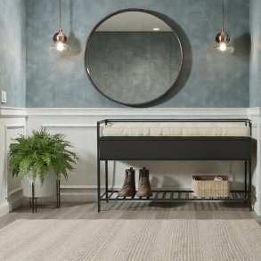 Bnk med opbevaringsrum 102 cm