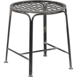 Skammel i jern med fransk fletsde