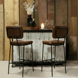 Barstole i bffellder (St af 2)